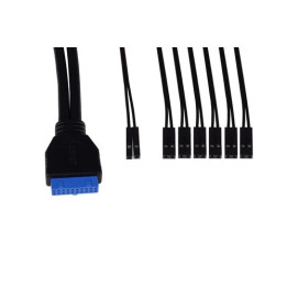 Front I - O-Panel avec USB 3.0 pour Rack 1U - 25057 | Alphacool 