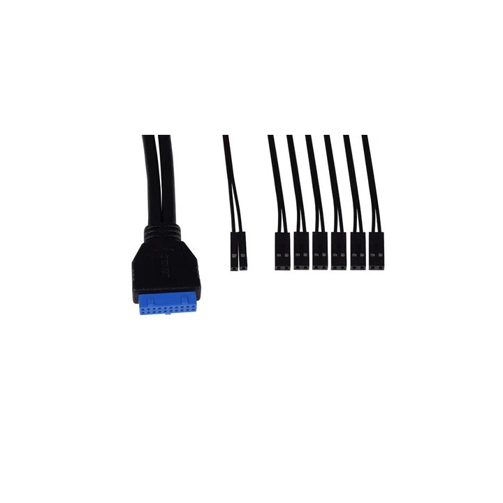 Front I - O-Panel avec USB 3.0 pour Rack 1U - 25057 | Alphacool 