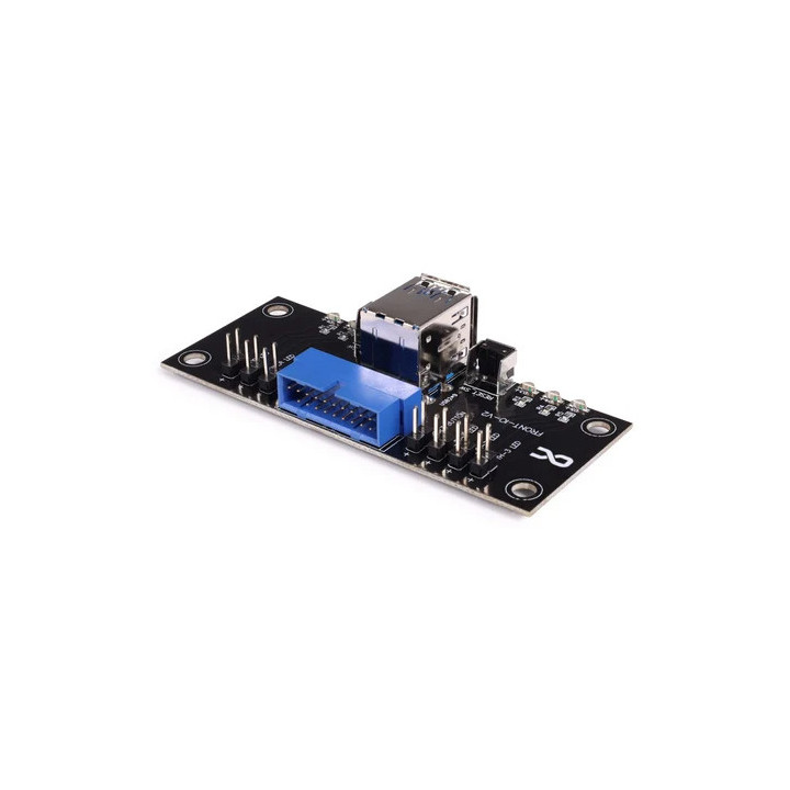 Front I - O-Panel avec USB 3.0 pour Rack 1U - 25057 | Alphacool 