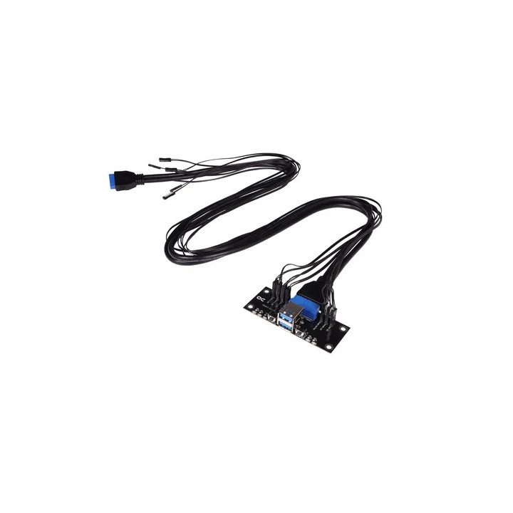 Front I - O-Panel avec USB 3.0 pour Rack 1U - 25057 | Alphacool 