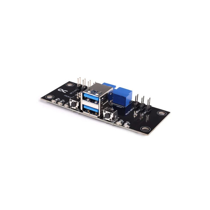 Front I - O-Panel avec USB 3.0 pour Rack 1U - 25057 | Alphacool 