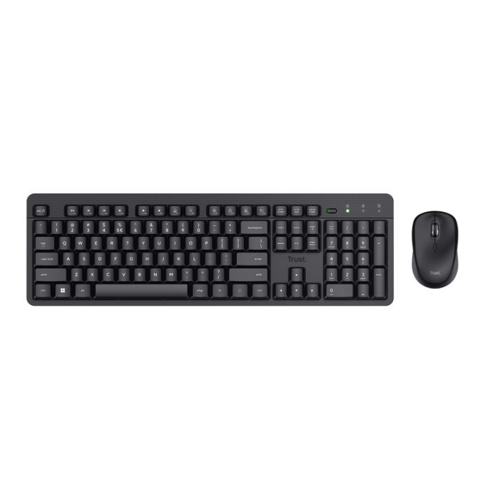 Pack Ody 2 - Clavier - Souris - Sans fil - Noir - 25023 | Trust 