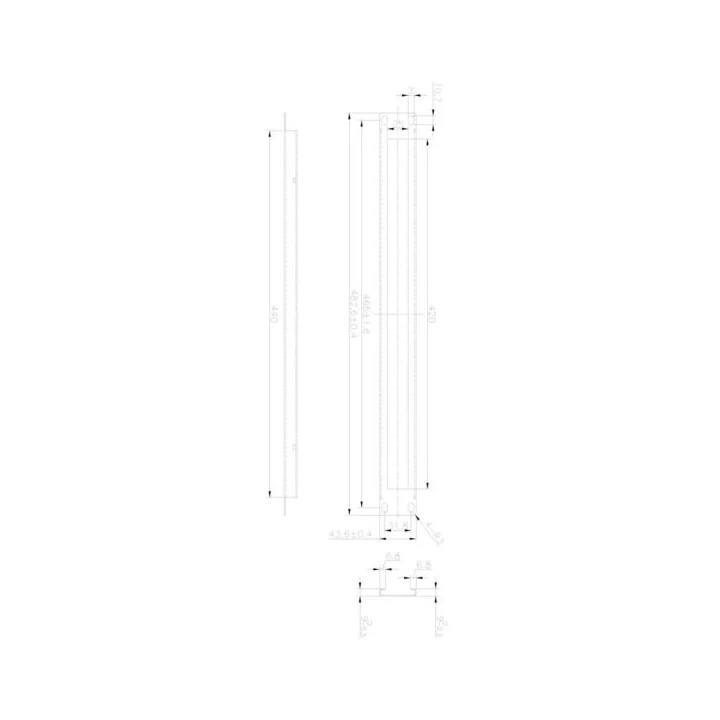 Bandeau gestion de câbles en brosse pour rack 19" - 1100187 | Kimex International 