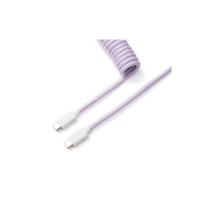 Cable Coiled Aviator - USB C - Violet - Cab17 | Keychron 