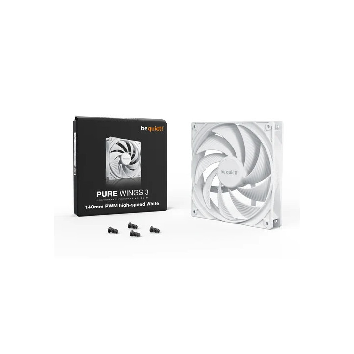 Pure Wings 3 140mm PWM High-Speed Blanc - BL113 | Be Quiet! 
