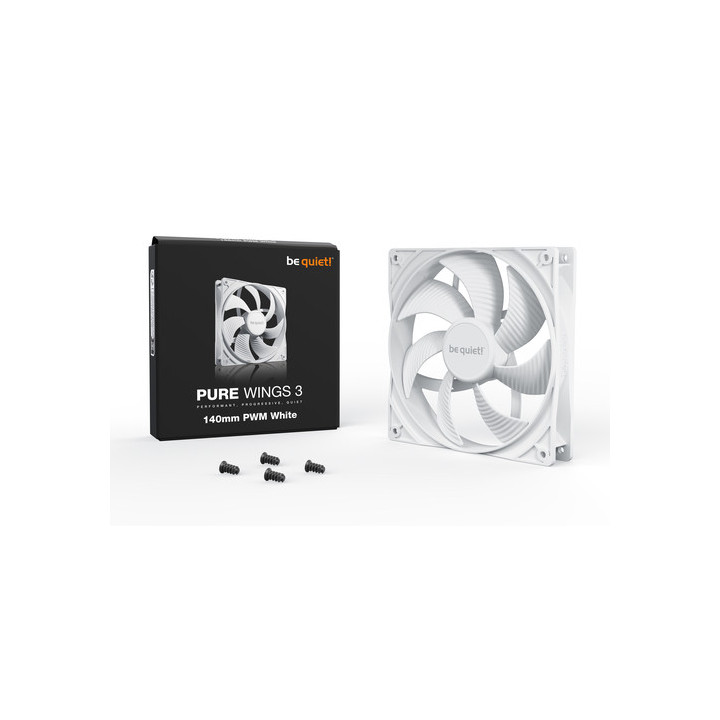 Pure Wings 3 140mm PWM Blanc - BL112 | Be Quiet! 