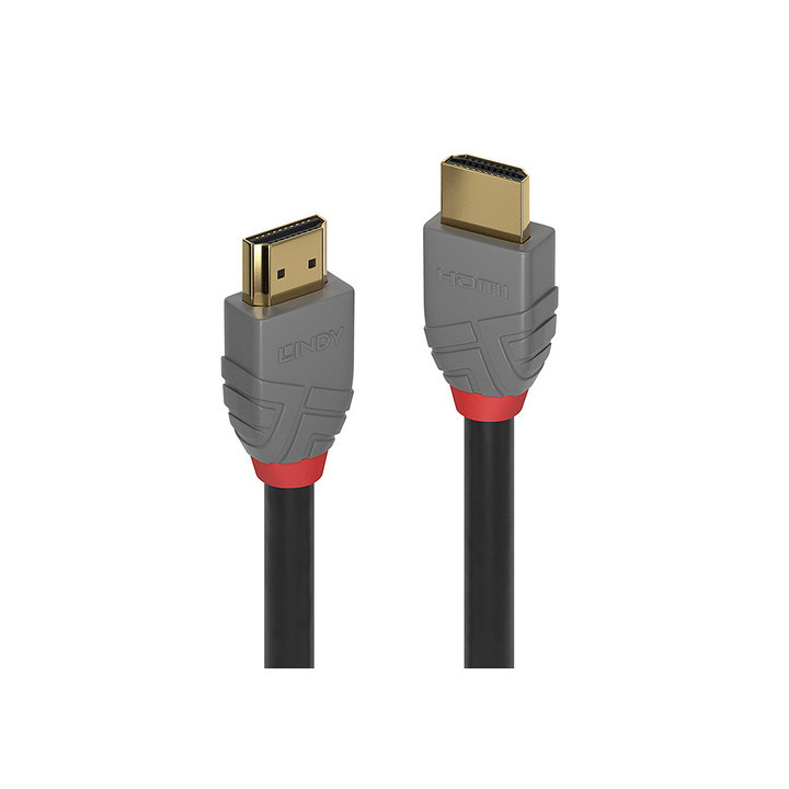 Cable HDMI Anthra Line - Ethernet - 3M - Male-Male - 36964 | Lindy 