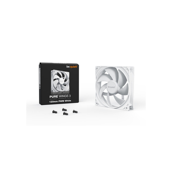 Pure Wings 3 120mm PWM Blanc - BL110 | Be Quiet! 