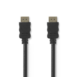 Câble HDMI 1.4 4K Haute vitesse - Noir - 2m Boite - CVGP34000BK20CVGL34060BK20 | Nedis 