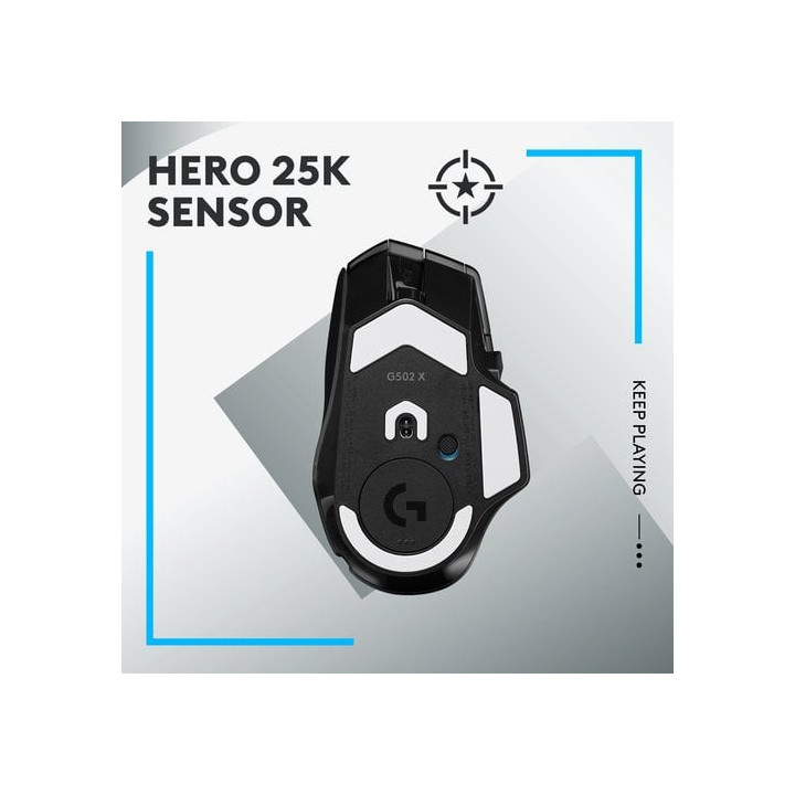 G502 X LIGHTSPEED BLACK - 910006180 | Logitech 