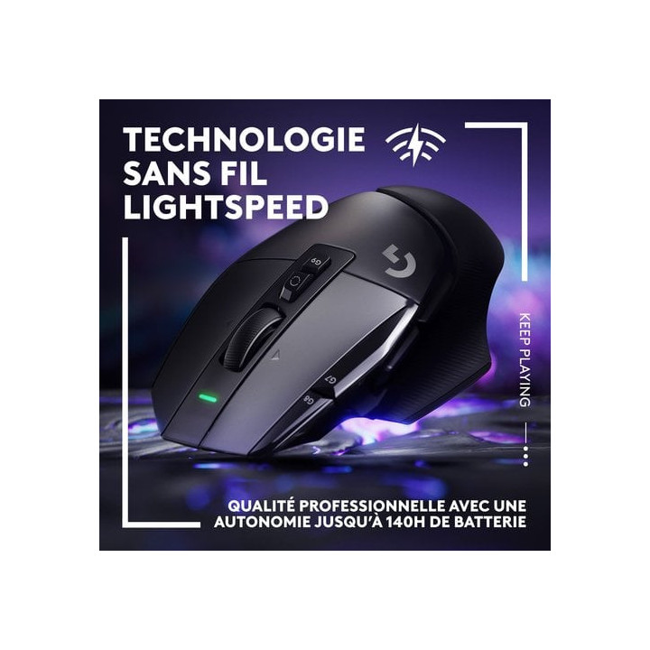 G502 X LIGHTSPEED BLACK - 910006180 | Logitech 