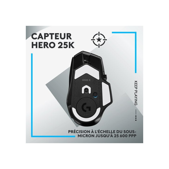 G502 X LIGHTSPEED BLACK - 910006180 | Logitech 