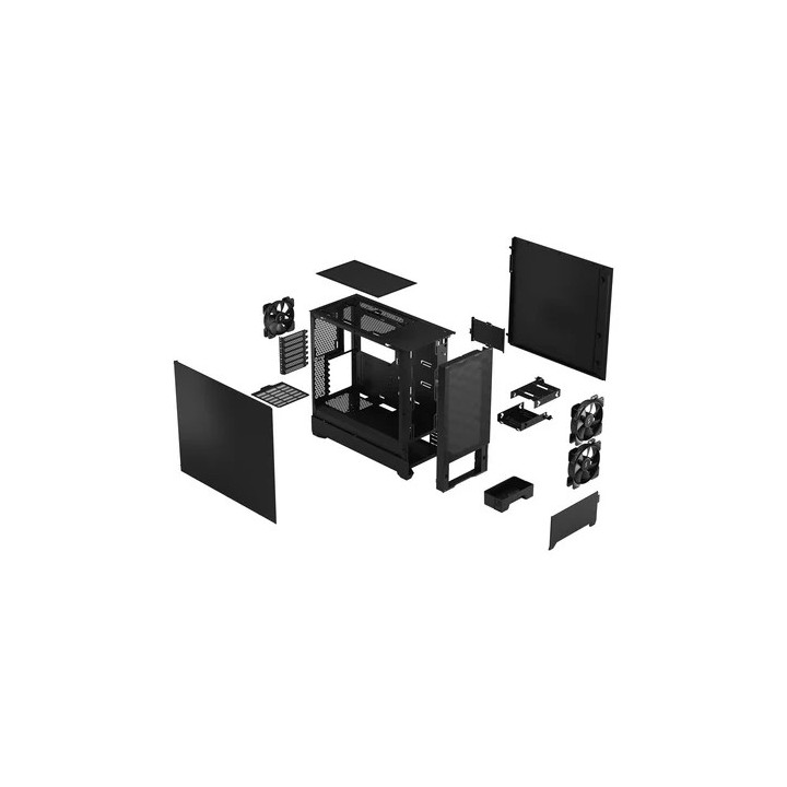 Pop Air Black Solid - MT - SansAlim - ATX - FDCPOA1A01 | Fractal Design 