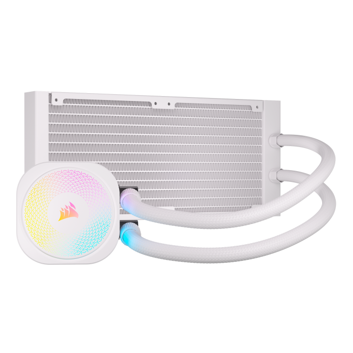 iCUE LINK TITAN - 240 RX LCD AIO - 240mm - Blanc - CW9061025WW | Corsair 