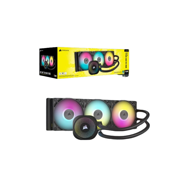 iCUE LINK TITAN - 360 RX RGB AIO - 360mm - Noir - CW9061018WW | Corsair 