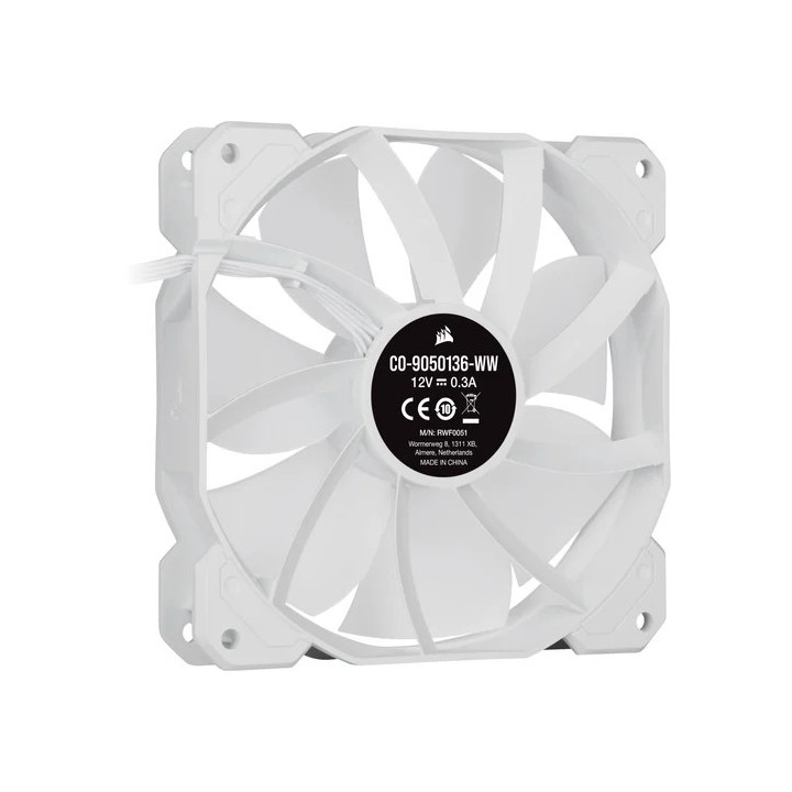 iCUE SP120 RGB ELITE Performance Pack tripleBlanc - CO9050137WW | Corsair 