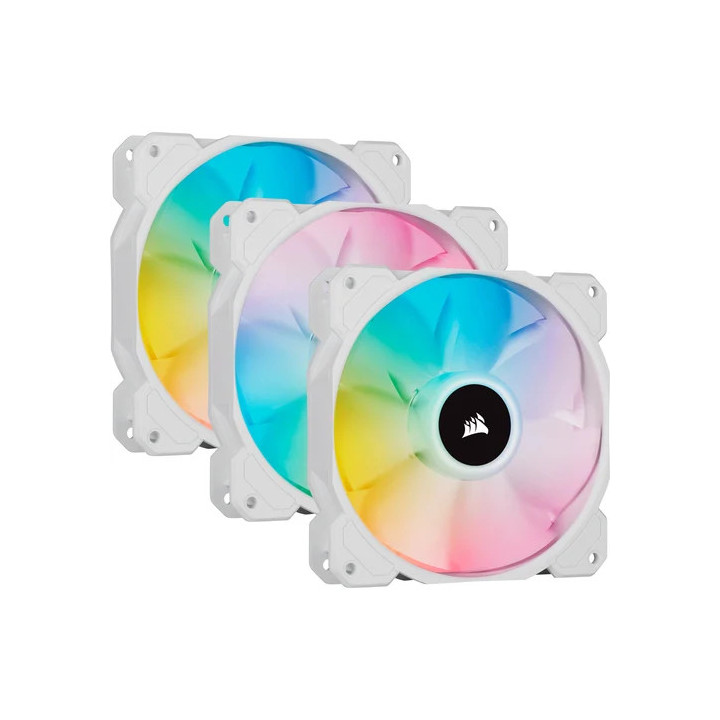 iCUE SP120 RGB ELITE Performance Pack tripleBlanc - CO9050137WW | Corsair 