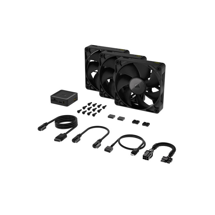 iCUE LINK RX120 - Kit de démarrage - Noir - CO9051010WW | Corsair 