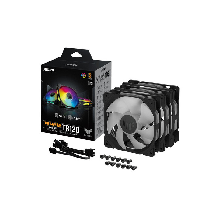 TUF GAMING - TR120 FAN ARGB 3en1 - Noir - 90DA0090B09020 | Asus 