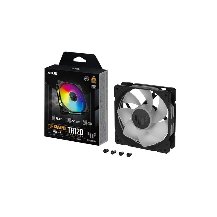 TUF GAMING - TR120 Fan ARGB REVERSE - Noir - 90DA00D0B09000 | Asus 