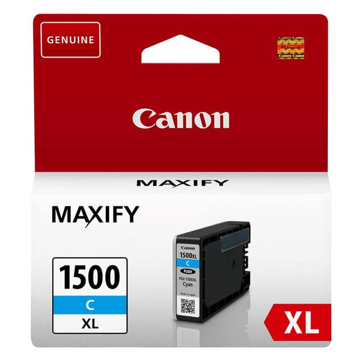 Cartouche PGI-1500XL Cyan - 9193B001 | Canon 