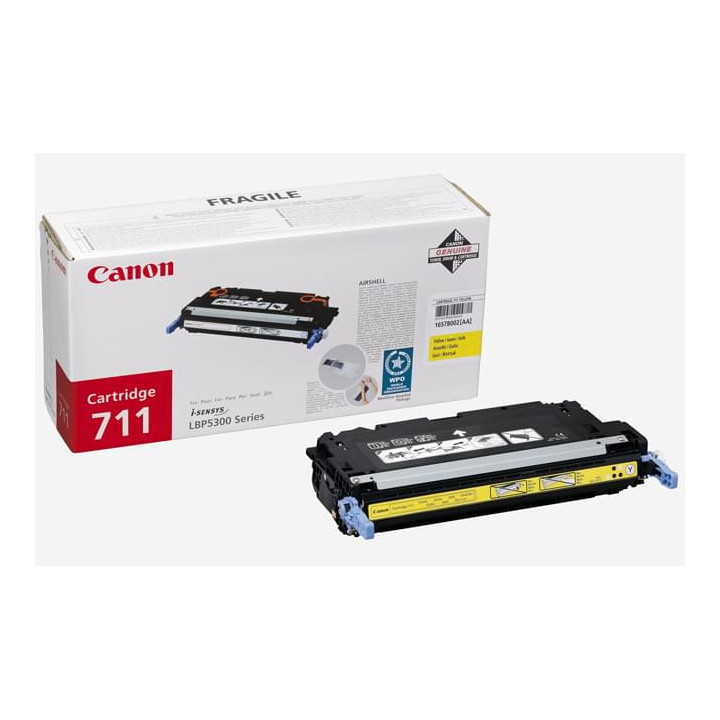 Toner 711 Jaune 6000p - 1657B002 | Canon 