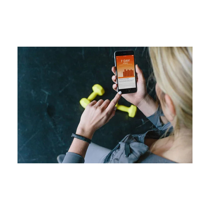 Bracelet Up2 Noir Suivi des activités - JWUP2BK | Jawbone 