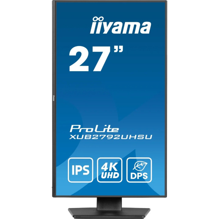XUB2792UHSU-B6 27" 4K - 60Hz - IPS - Pivot - USB-C - HP - XUB2792UHSUB6 | Iiyama 