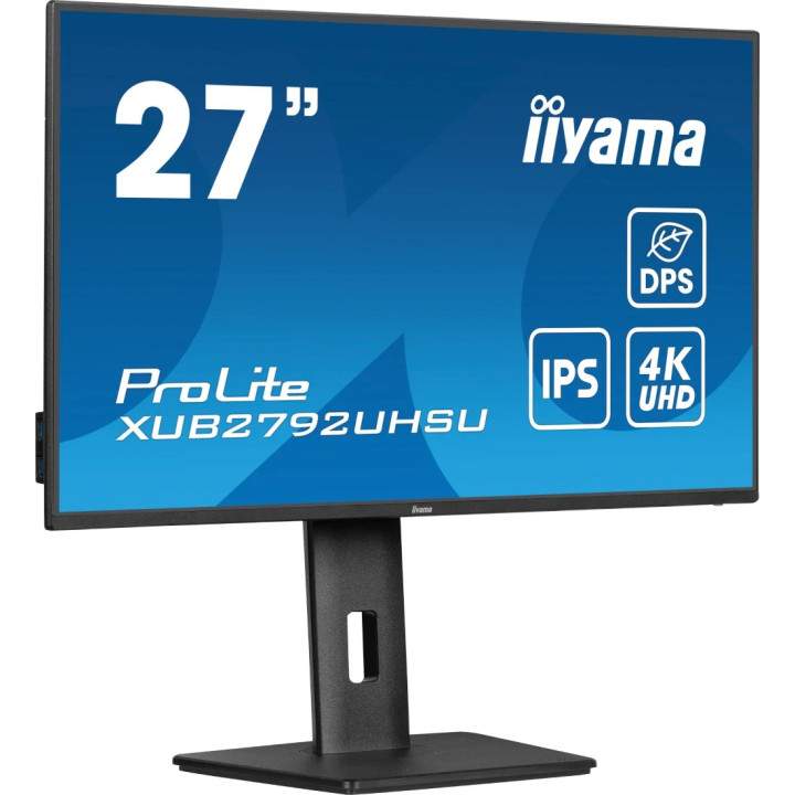 XUB2792UHSU-B6 27" 4K - 60Hz - IPS - Pivot - USB-C - HP - XUB2792UHSUB6 | Iiyama 