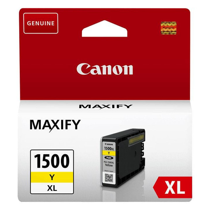 Cartouche PGI-1500XL Jaune - 9195B001 | Canon 