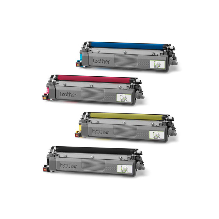 Pack 4x couleurs Toner 1000 Pages - TN248 CMYK - TN248VAL | Brother 