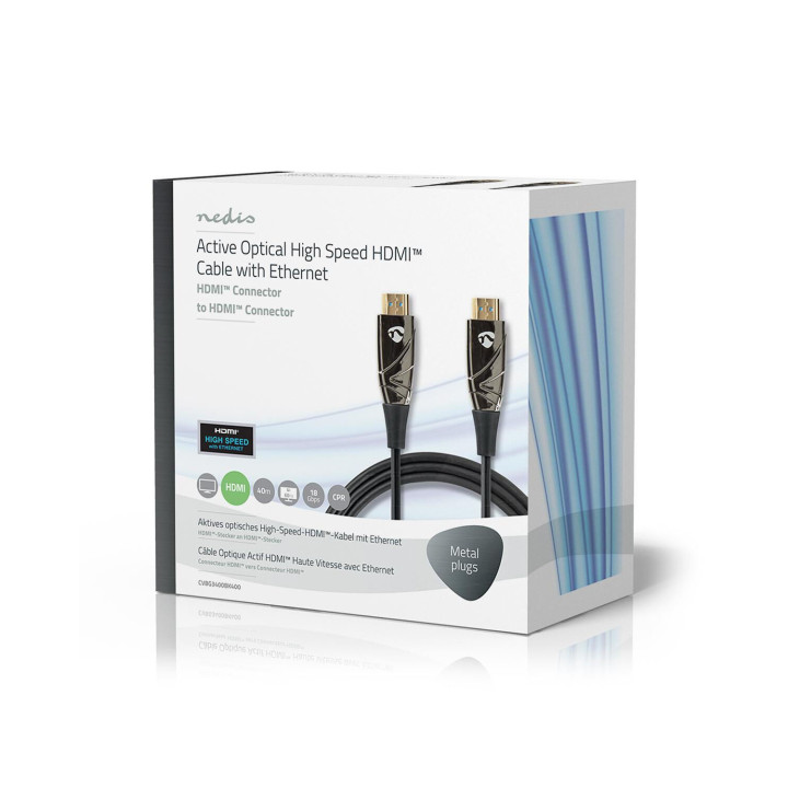HDMI optique Highspeed 4k60Hz - 40m - Noir - CVBG3400BK400 | Nedis 