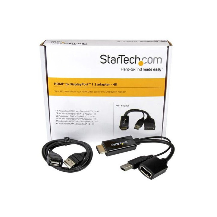 HDMI to DisplayPort Converter - HD2DP | StarTech 