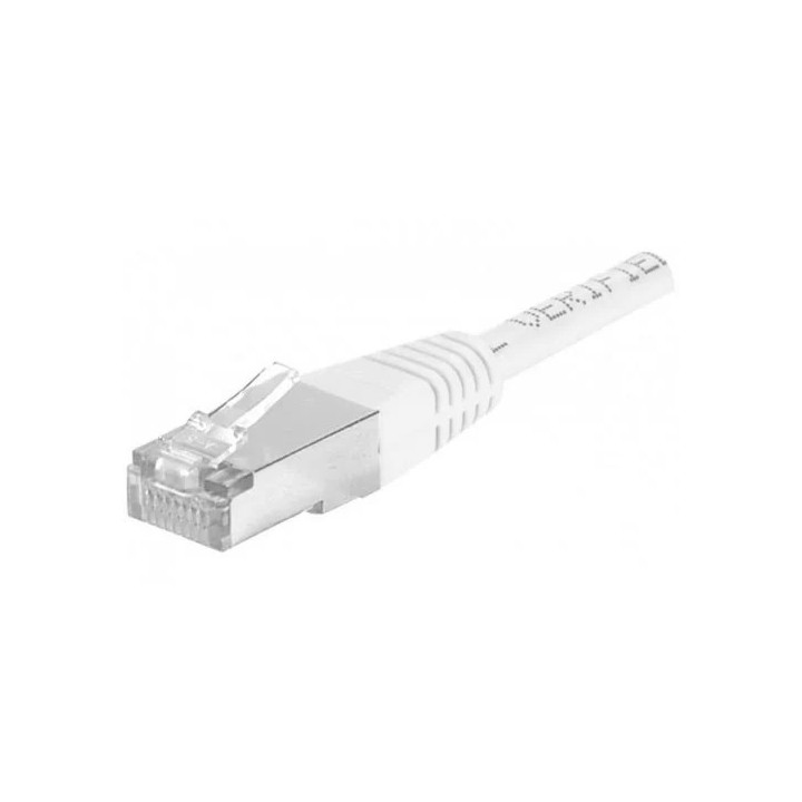 DEXLAN Cordon RJ45 catégorie 6A F - UTP blanc - 10 m - DEX859584 | Dexlan 