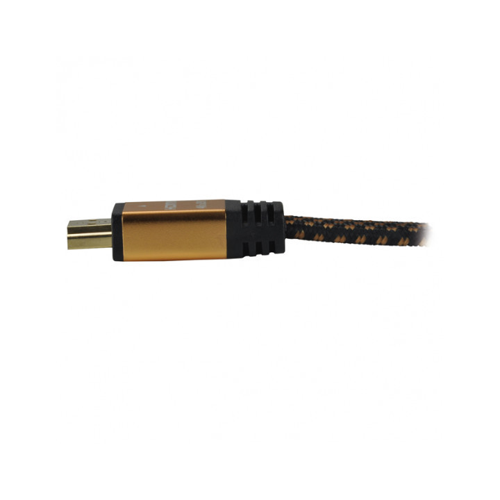 Câble plat tressé HDMI - Mâle - mâle - 3m - MC385GPZ3M | MCL Samar 