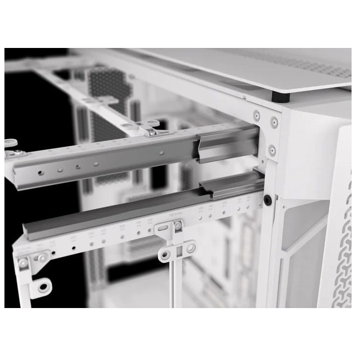 iCUE LINK 9000D RGB AIRFLOW - GT - SsAlim - ATX -Blanc - CC9011274WW | Corsair 