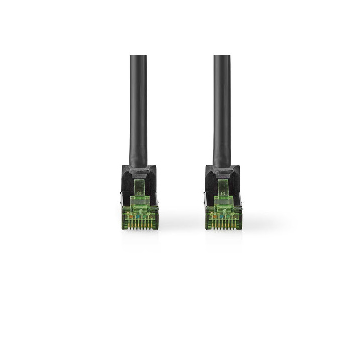 Câble RJ45 CAT7 S - FTP - male - male - 1m - Noir - CCGL85420BK10 | Nedis 