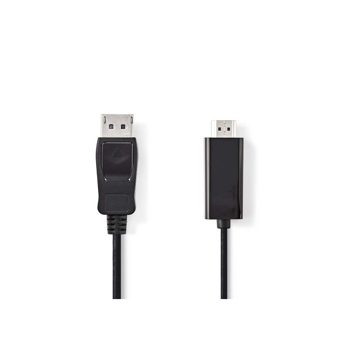 Cable DisplayPort vers HDMI - 2m - Noir - CCGB37100BK20 | Nedis 