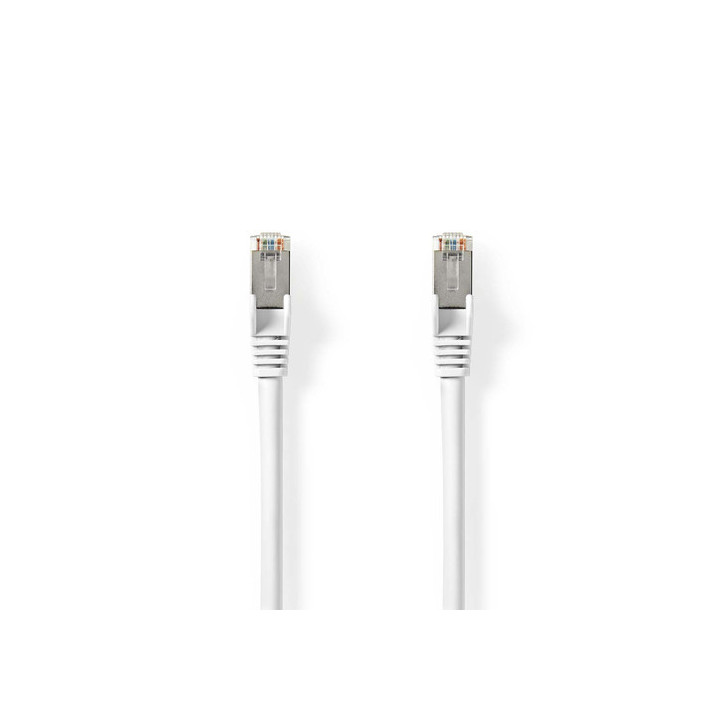 Câble RJ45 Mâle - Mâle Cat 8.1 S - FTP - 1m Blanc - CCGL85520WT10 | Nedis 