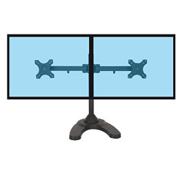 Support à poser 2 écrans - 13" 27" - bras incurvé | Kimex International 
