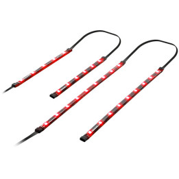 Kit 4 barres LEDS rouges magnétiques | Spirit Of Gamer 