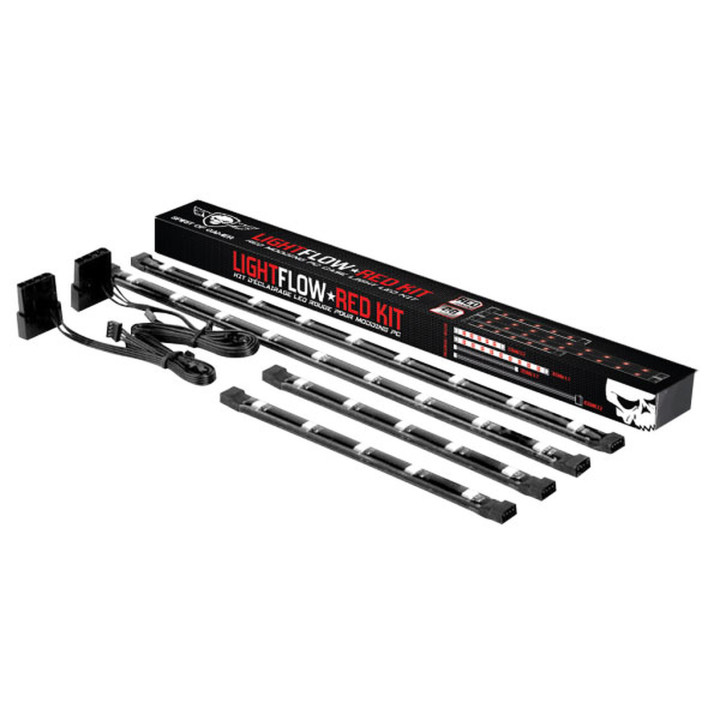 Kit 4 barres LEDS rouges magnétiques | Spirit Of Gamer 