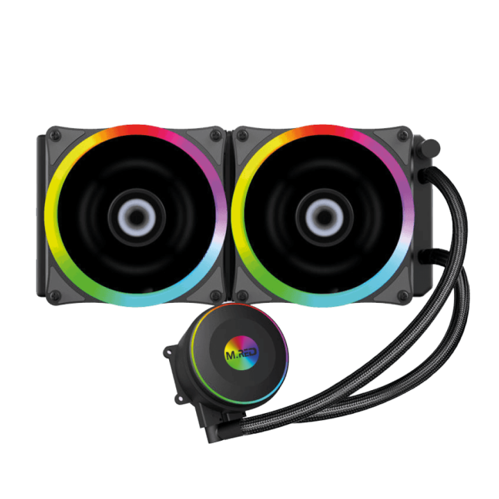 WaterCooling AIO 240mm RGB Rainbow - AIRW-24 | M.RED 