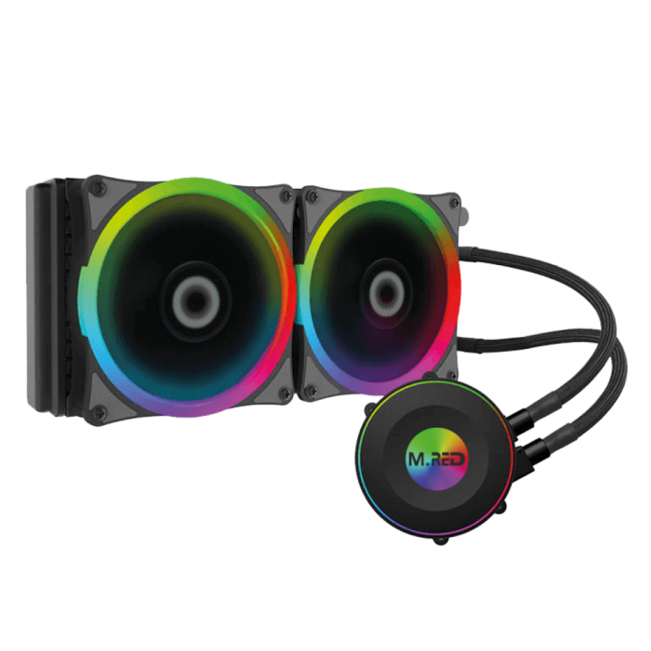 WaterCooling AIO 240mm RGB Rainbow - AIRW-24 | M.RED 