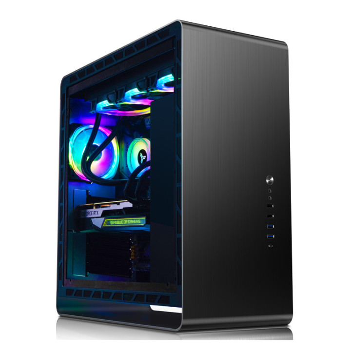 UMX6 TG Black - MT/Sans Alim/E-ATX | Jonsbo 