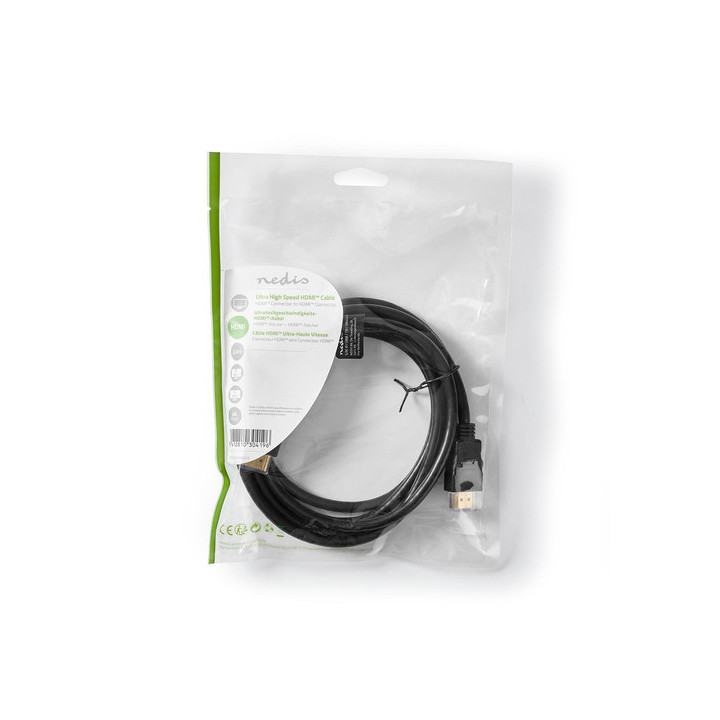 Câble HDMI 2.1 Ultra haute vitesse 8K - 2m - CVGP35000BK20CVGL35000BK20 | Nedis 