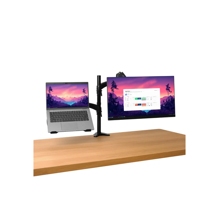 Double bras MARA pour écran et ordinateur portable - 25337 | Trust 