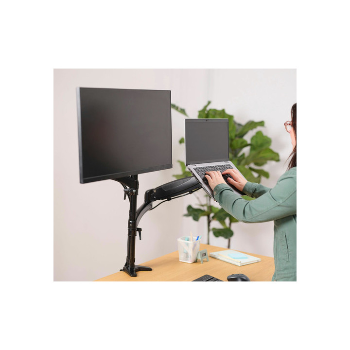 Double bras MARA pour écran et ordinateur portable - 25337 | Trust 