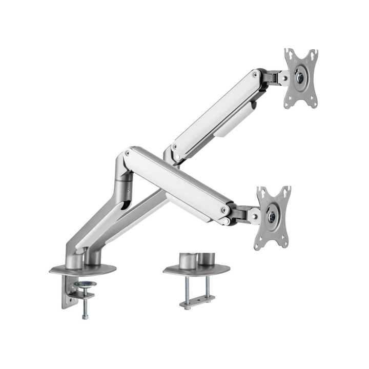 Support de bureau Full Motion 2 écrans 17"- 32" - 0152602 | Kimex International 