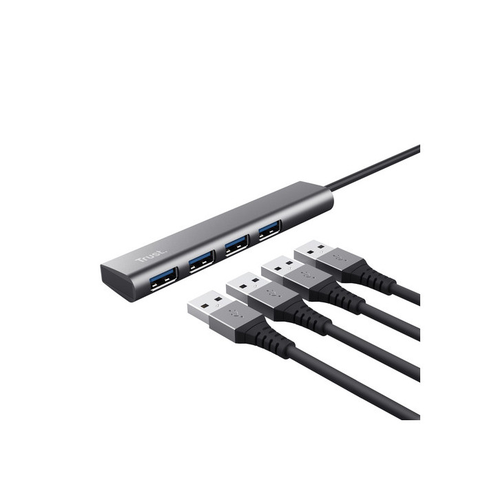 Hub HALYX 4 ports USB-C USB 3.2 - 24948 | Trust 